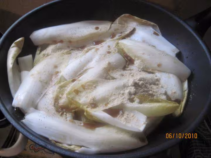 Boudins de saumon aux endives a l etouffee