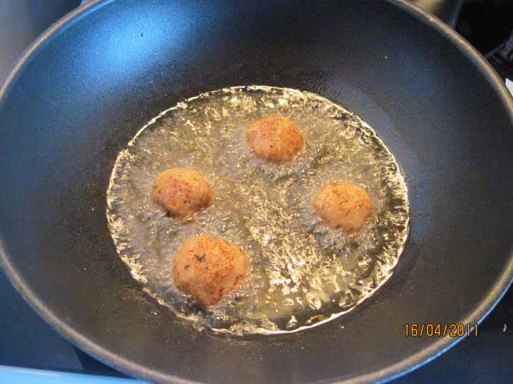 Boulettes de choux fleurs frits