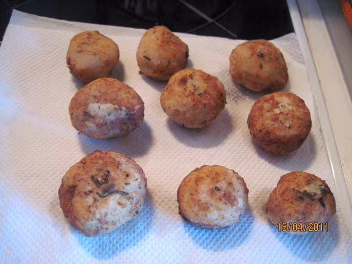 Boulettes de choux fleurs frits