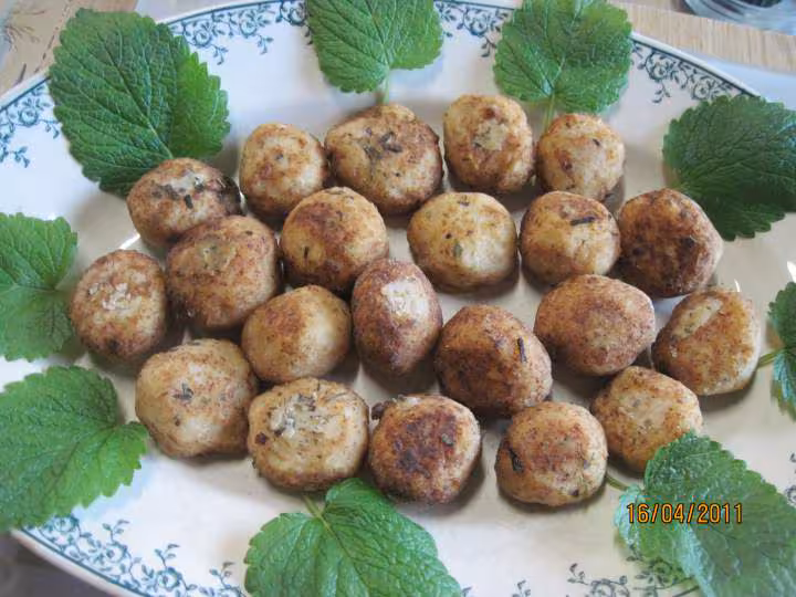 Boulettes de choux fleurs frits
