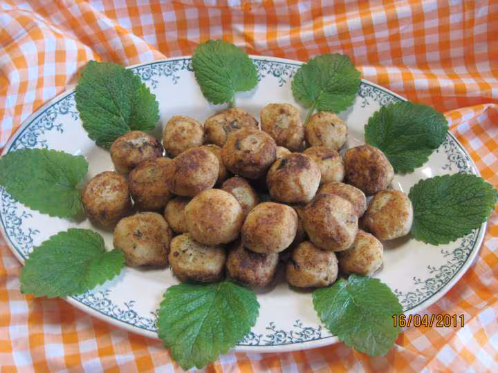 Boulettes de choux fleurs frits