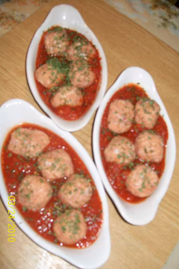 Boulettes de veau en sauce