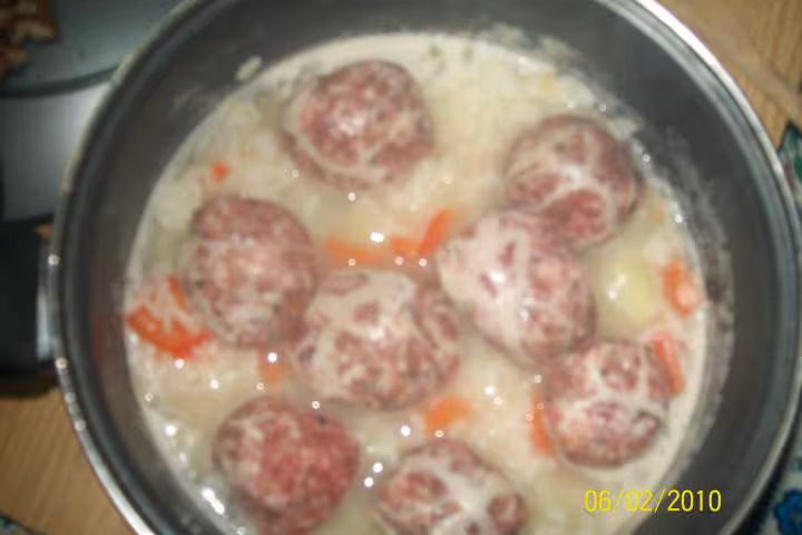 Boulettes de viande aux riz