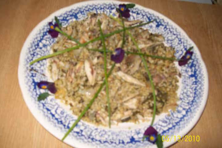 Boulgour a l oseille et au poulet