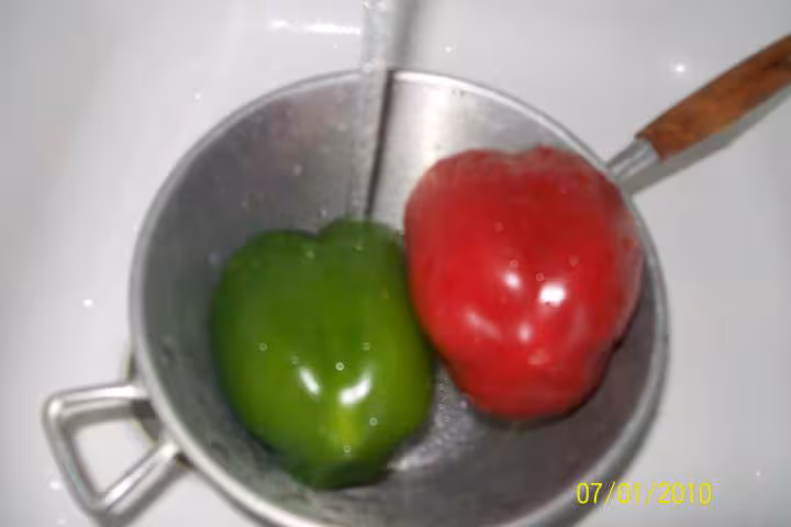 Boulgour aux poivrons et surimi