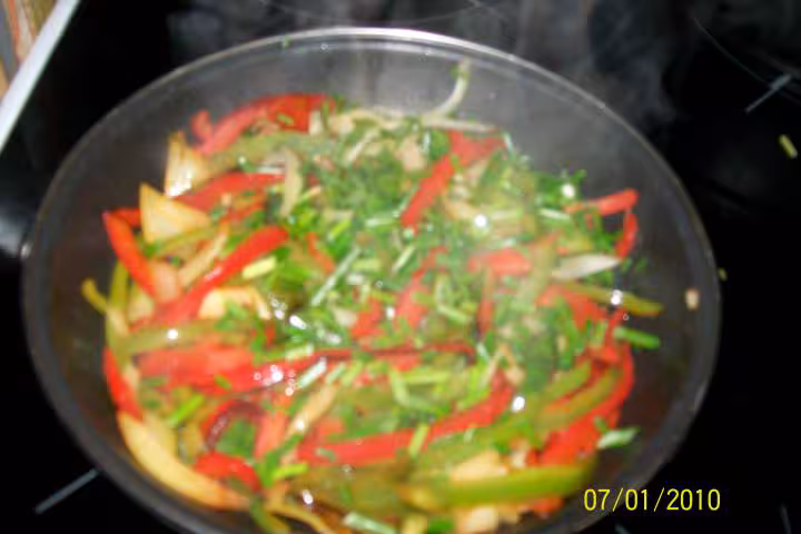 Boulgour aux poivrons et surimi