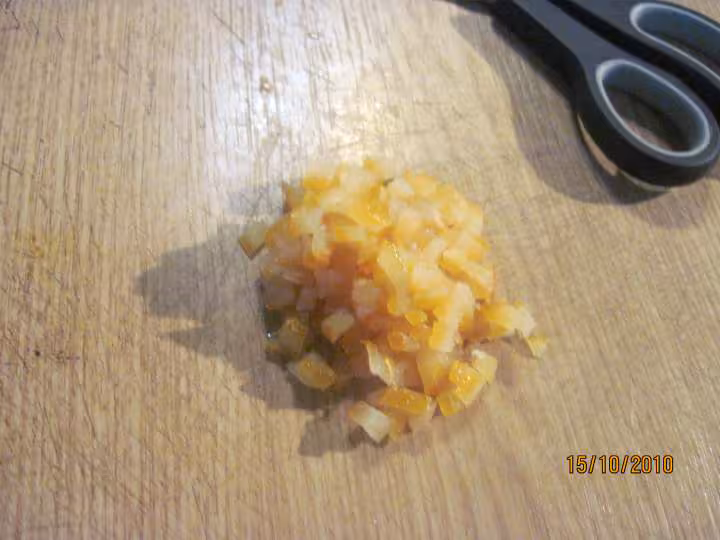 Brioche au des confits d orange