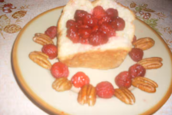 Brioche au framboises chantilly