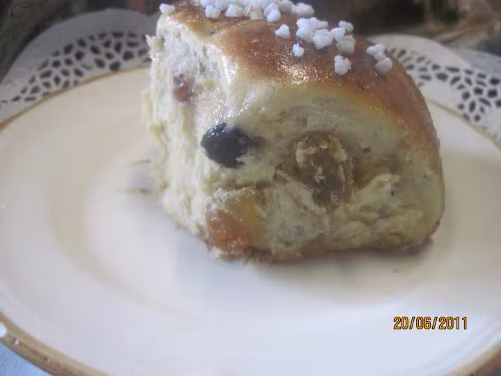 Brioche au trio de raisins