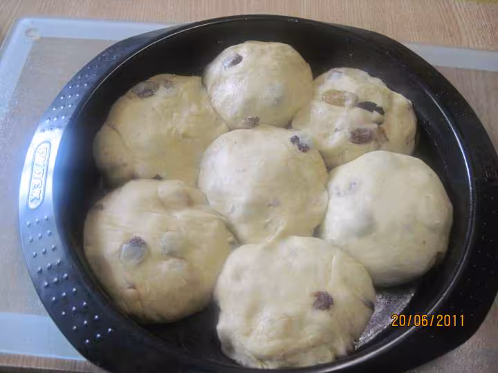 Brioche au trio de raisins
