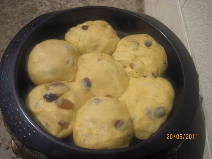 Brioche au trio de raisins
