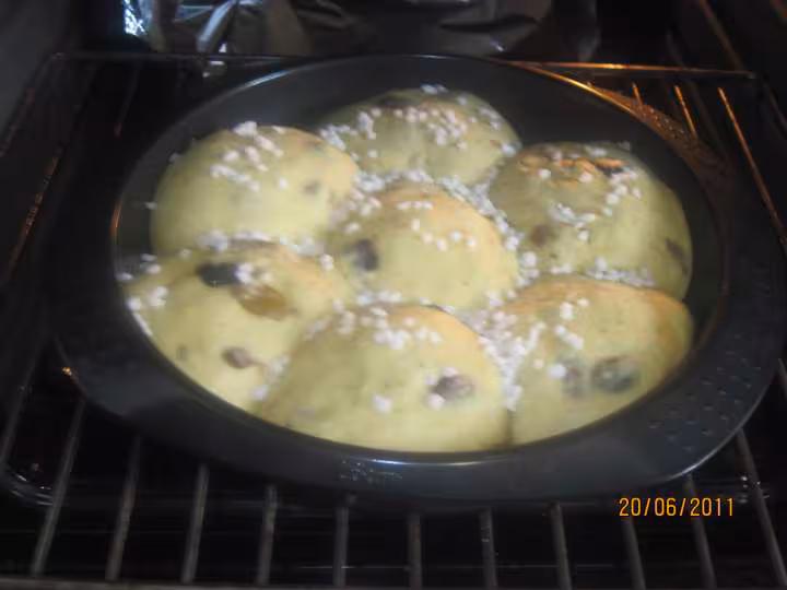 Brioche au trio de raisins