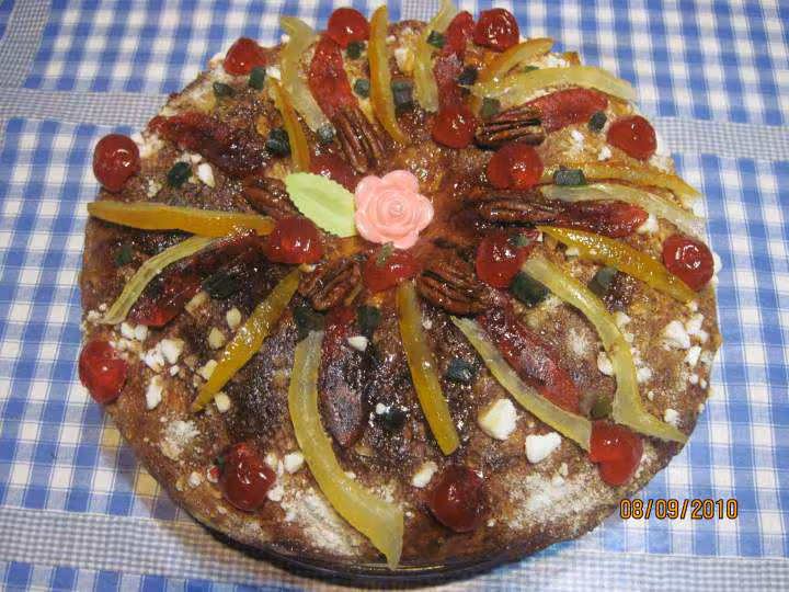 Brioche aux fruits confits
