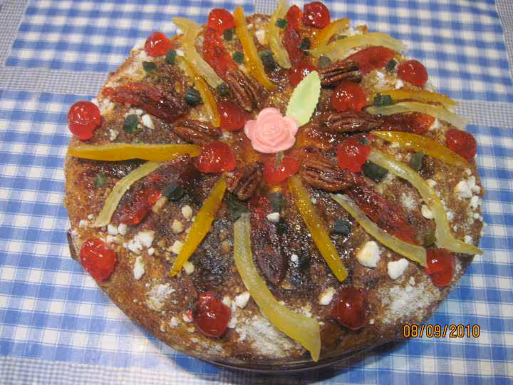Brioche aux fruits confits