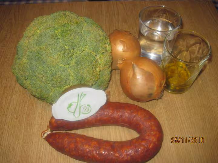 Brocolis au chorizo