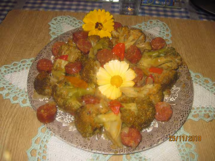 Brocolis au chorizo