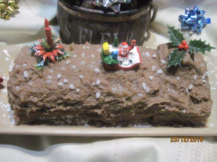 Buche a la creme de marron