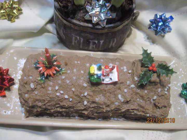 Buche a la creme de marron