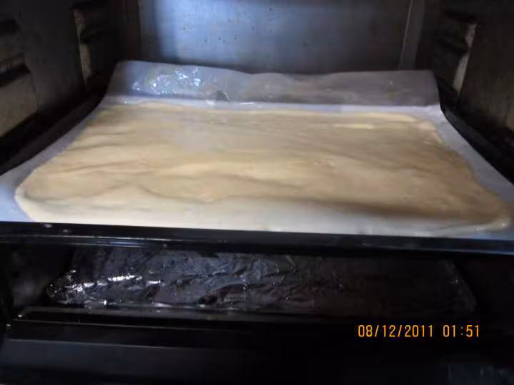 Buche de noel a la creme ganache aux poires