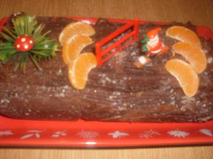 Buche de noel marrons amp chocolat