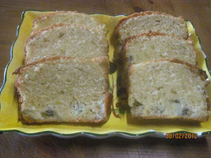 Cake au beurre et kiwis