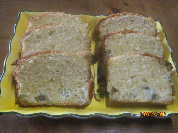Cake au beurre et kiwis