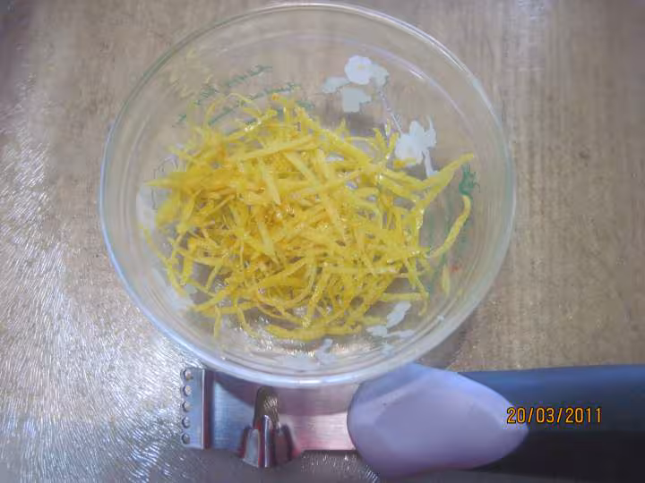 Cake au beurre et zeste de citron