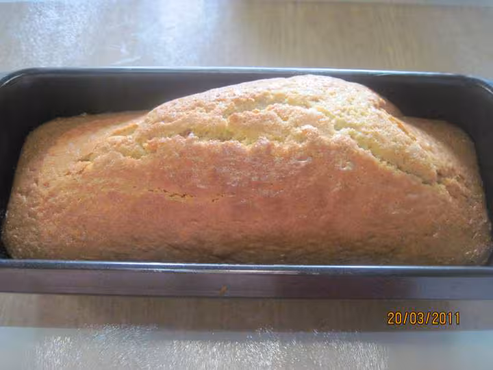 Cake au beurre et zeste de citron