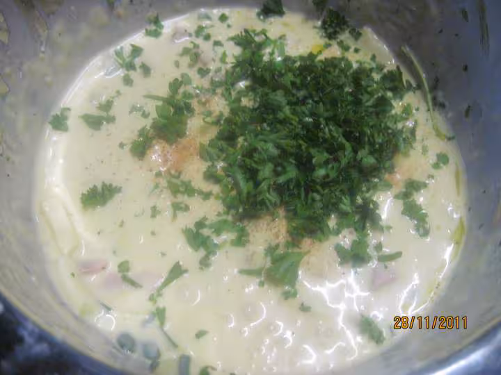 Cake au fromage de chevre et des de jambon