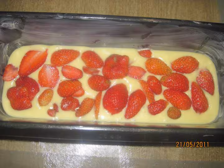 Cake aux fraises