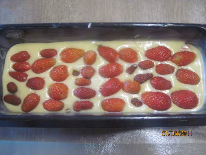 Cake aux fraises