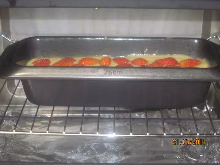 Cake aux fraises