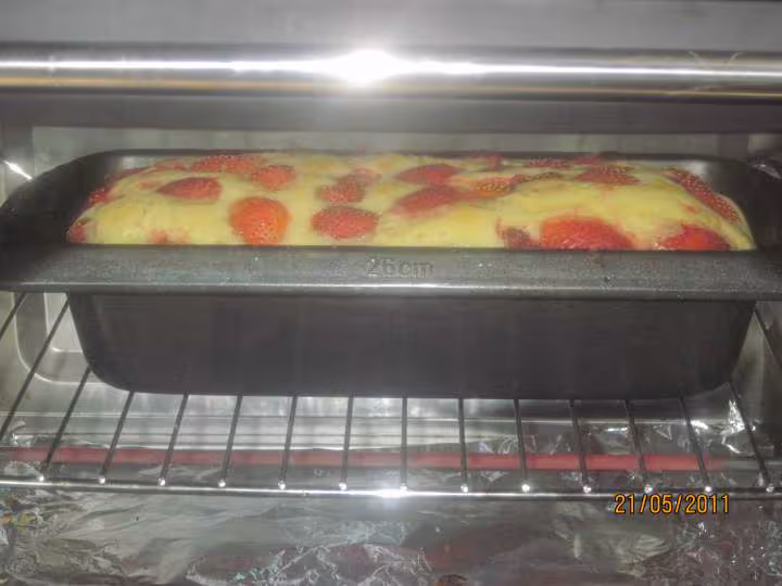 Cake aux fraises