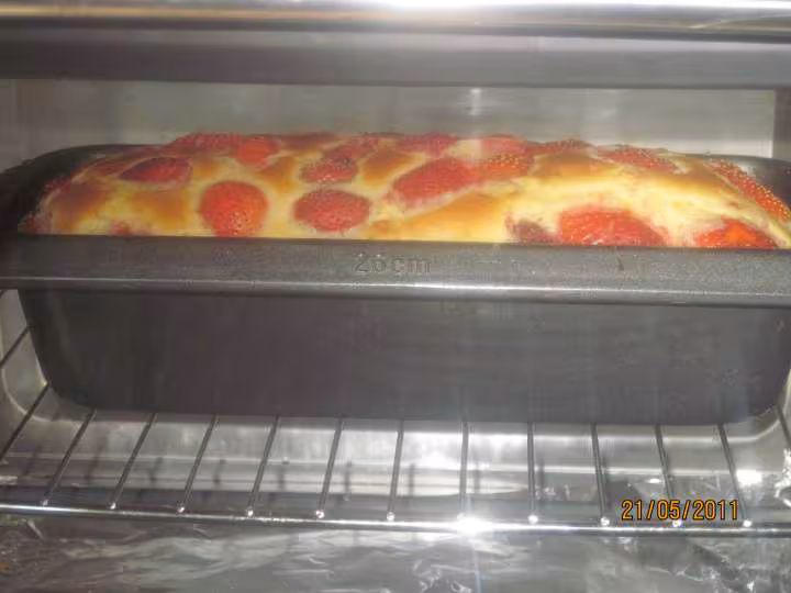 Cake aux fraises