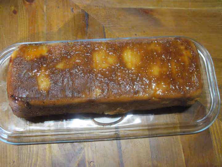 Cake flan de melon au mascarpone