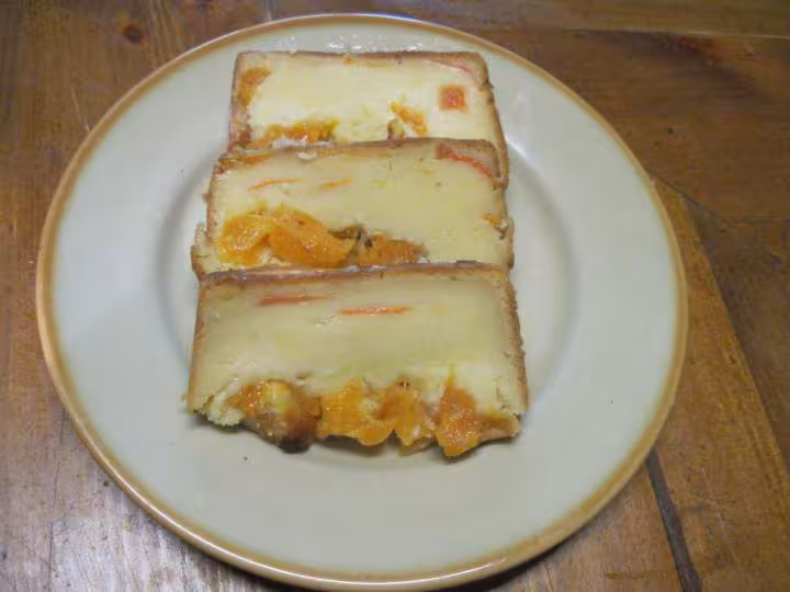 Cake flan de melon au mascarpone