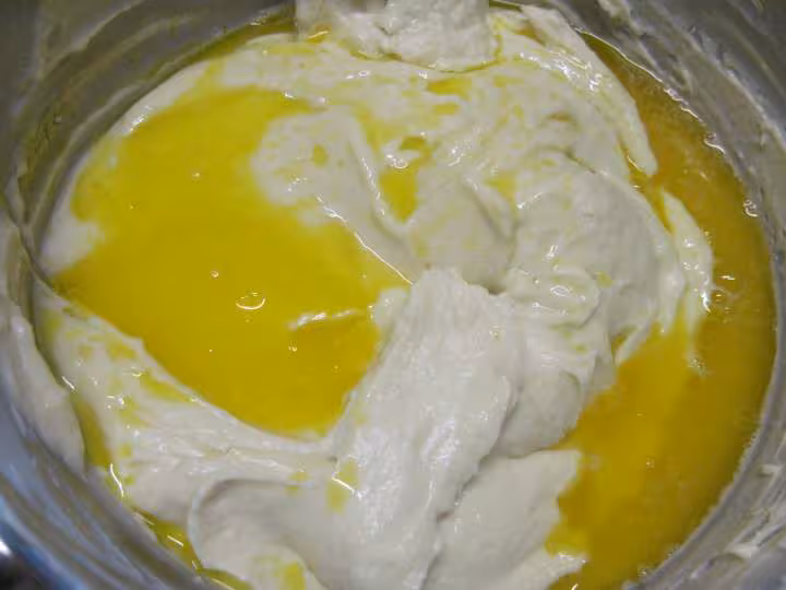 Cake flan de melon au mascarpone