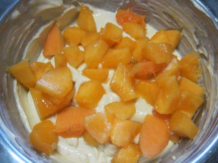 Cake flan de melon au mascarpone