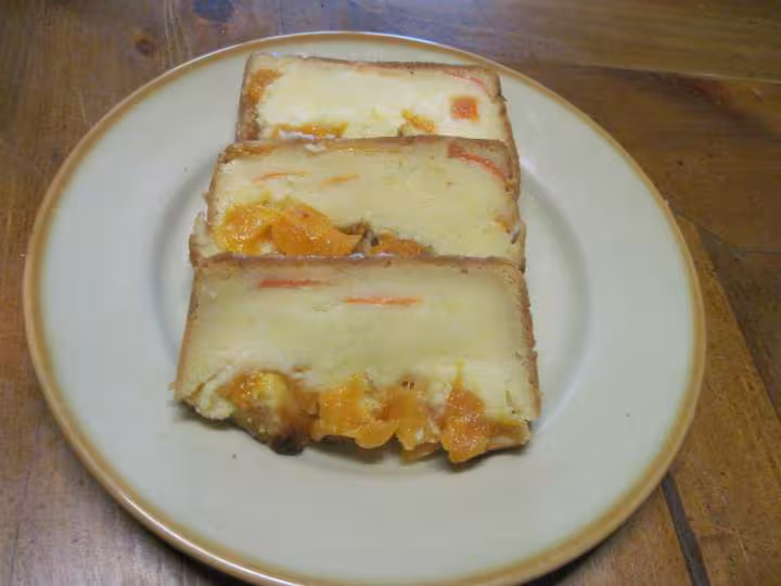 Cake flan de melon au mascarpone