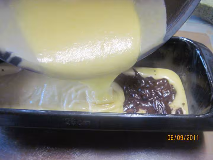 Cake marbre au chocolat