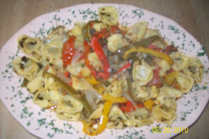 Cappeletti aux 3 poivrons persille