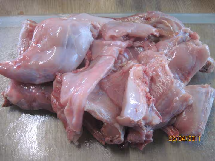 Cari de lapin au massale