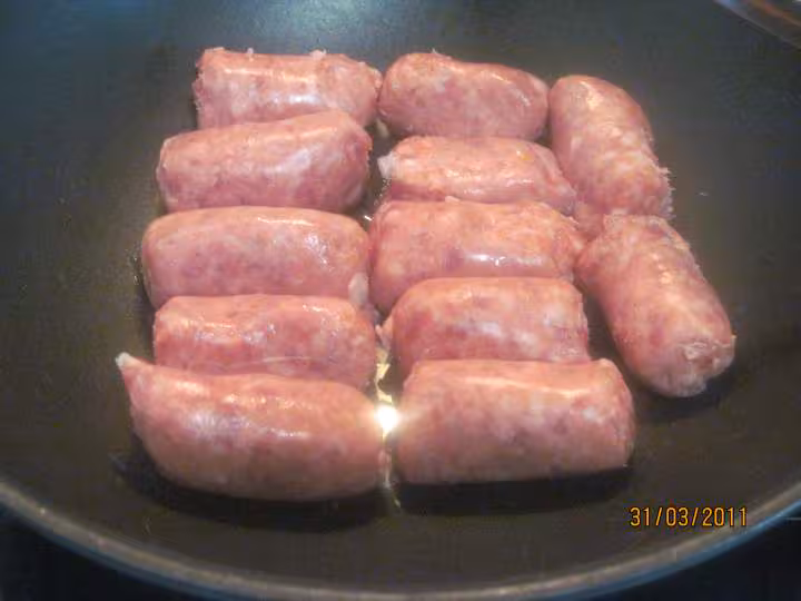 Cari de saucisses aux epices
