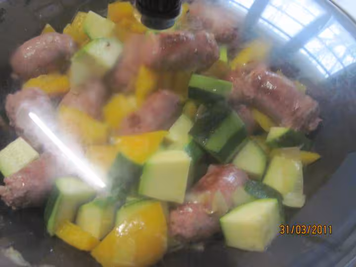 Cari de saucisses aux epices