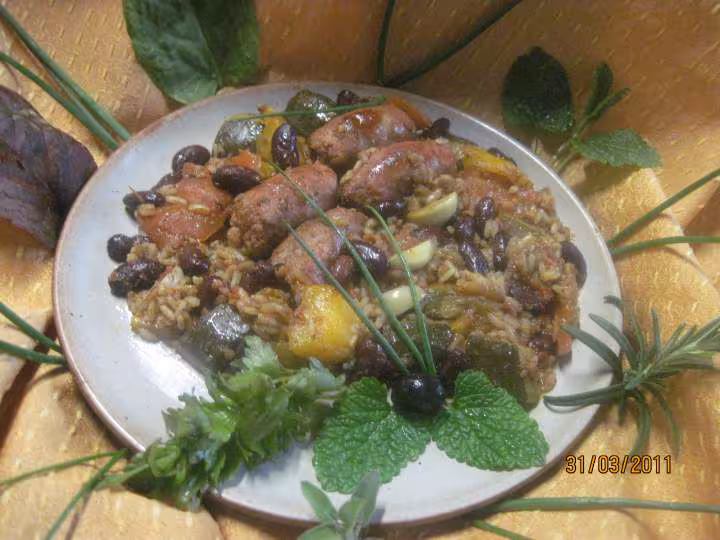 Cari de saucisses aux epices