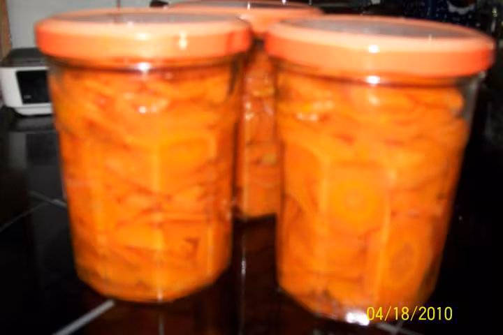 Carottes sterilisees
