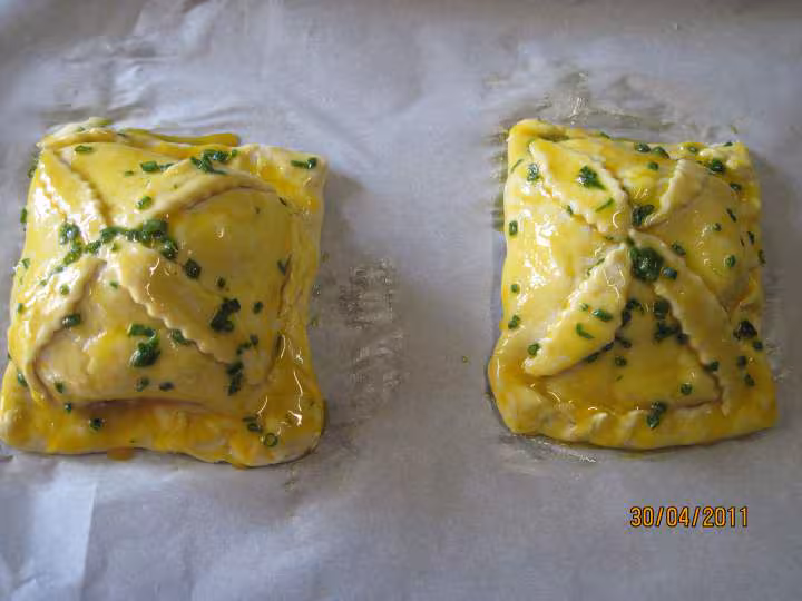 Carres de saumon et crustaces