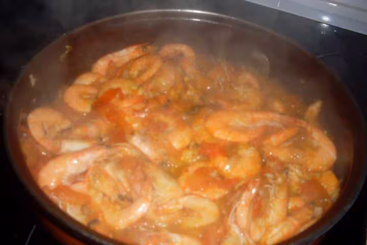 Carry de crevettes photos
