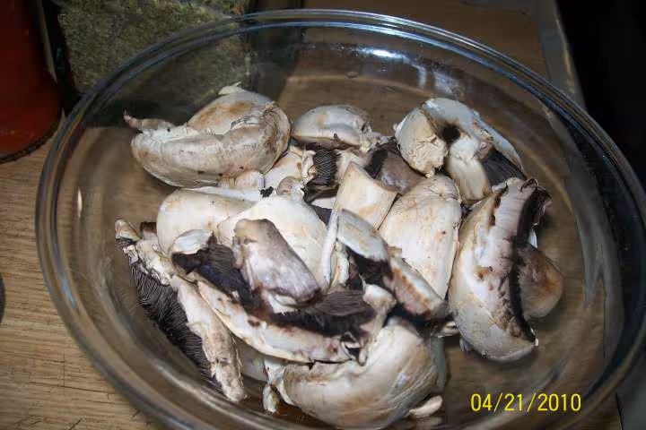 Champignons au coulis de tomate assaissonnee mo
