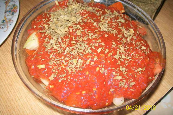 Champignons au coulis de tomate assaissonnee mo